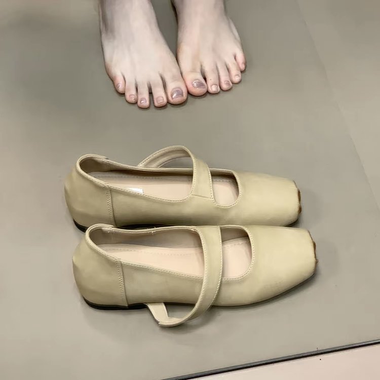 Damen elegante Ballerinas mit verstellbarem Riemen R&B