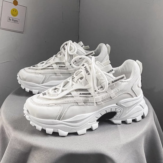 Damen Sportliche Chunky Sneaker mit stabiler Profilsohle R&B