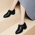 Damen elegante Stiefeletten mit Zierschnalle und komfortablem Absatz R&B