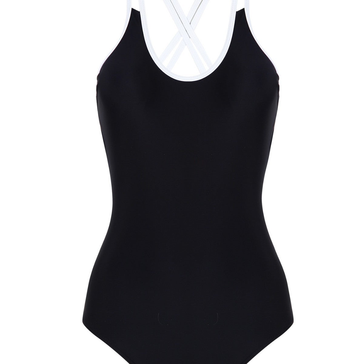 Damen Einteiliger Badeanzug mit trendigem Kreuzträger-Design R&B