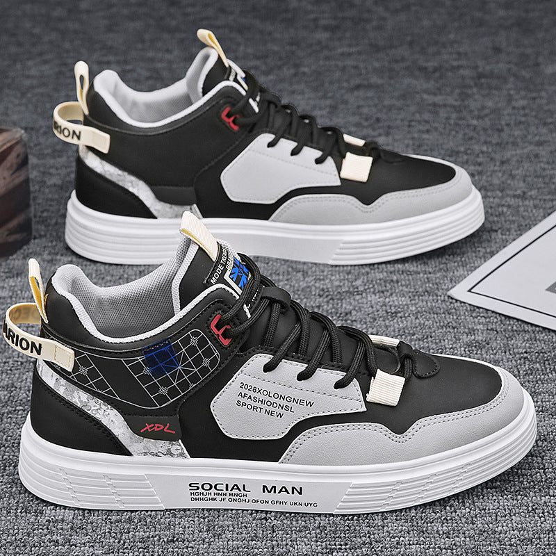 Herren Sportliche High-Top Sneakers mit strukturiertem Obermaterial und innovativer Dämpfung R&B