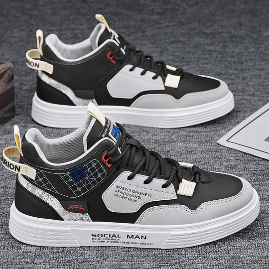 Herren Sportliche High-Top Sneakers mit strukturiertem Obermaterial und innovativer Dämpfung R&B