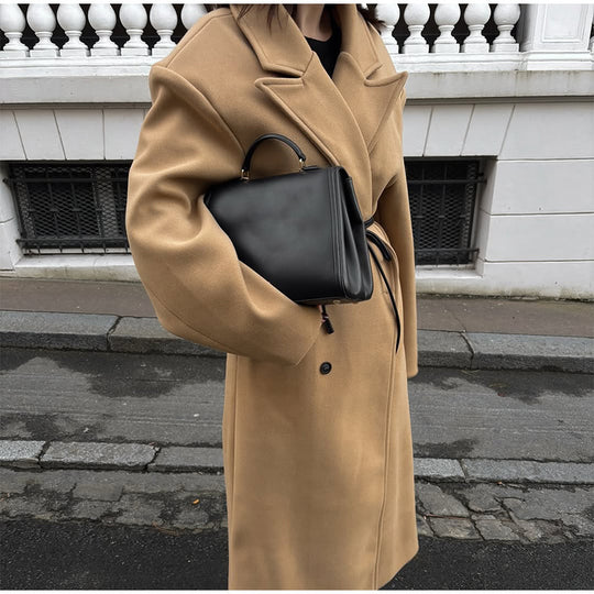 Damen eleganter Oversized-Trenchcoat R&B