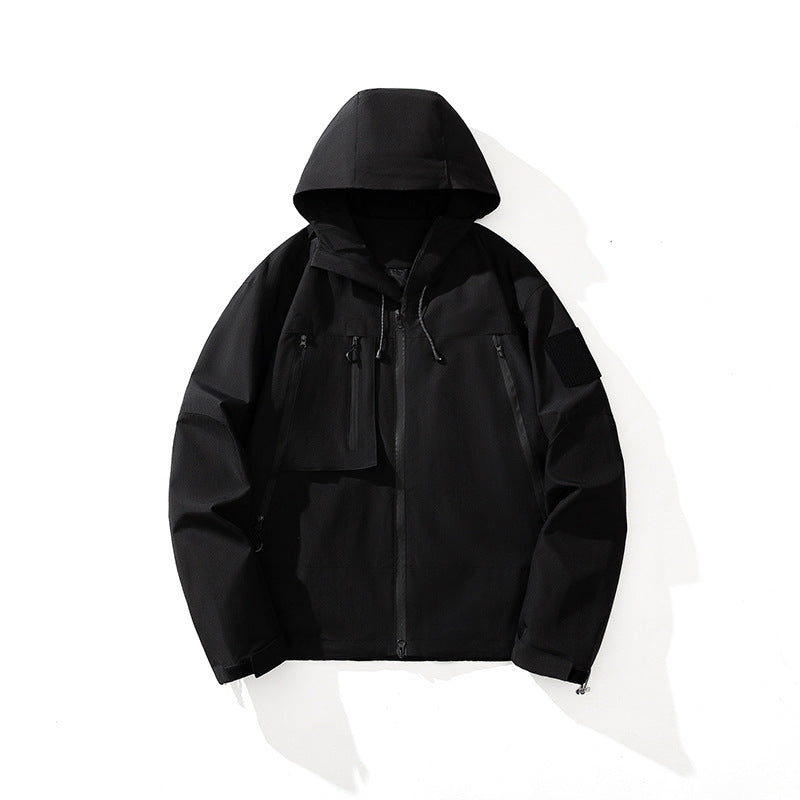 Herren technische Multifunktionsjacke mit praktischen Taschen R&B