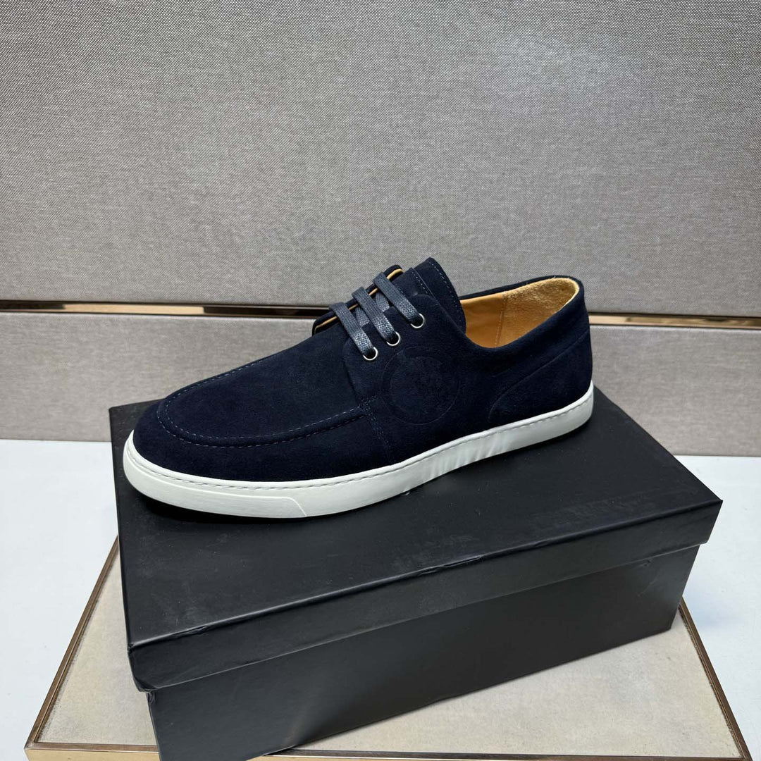 Damen Mokassin Sneakers aus weichem Wildleder mit rutschfester Sohle R&B