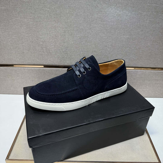 Damen Mokassin Sneakers aus weichem Wildleder mit rutschfester Sohle R&B