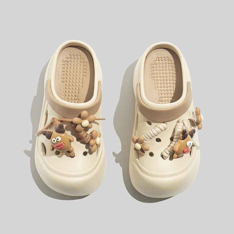 Damen Modische Clogs mit floralen Akzenten und eleganten Details R&B