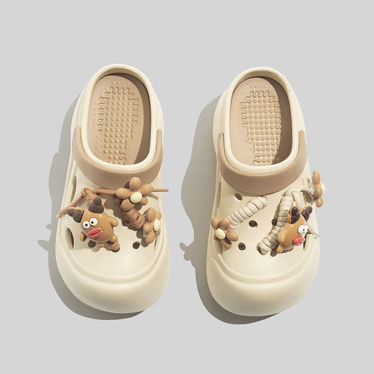Damen Modische Clogs mit floralen Akzenten und eleganten Details R&B