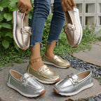 Damen Modische Slip-On Loafer