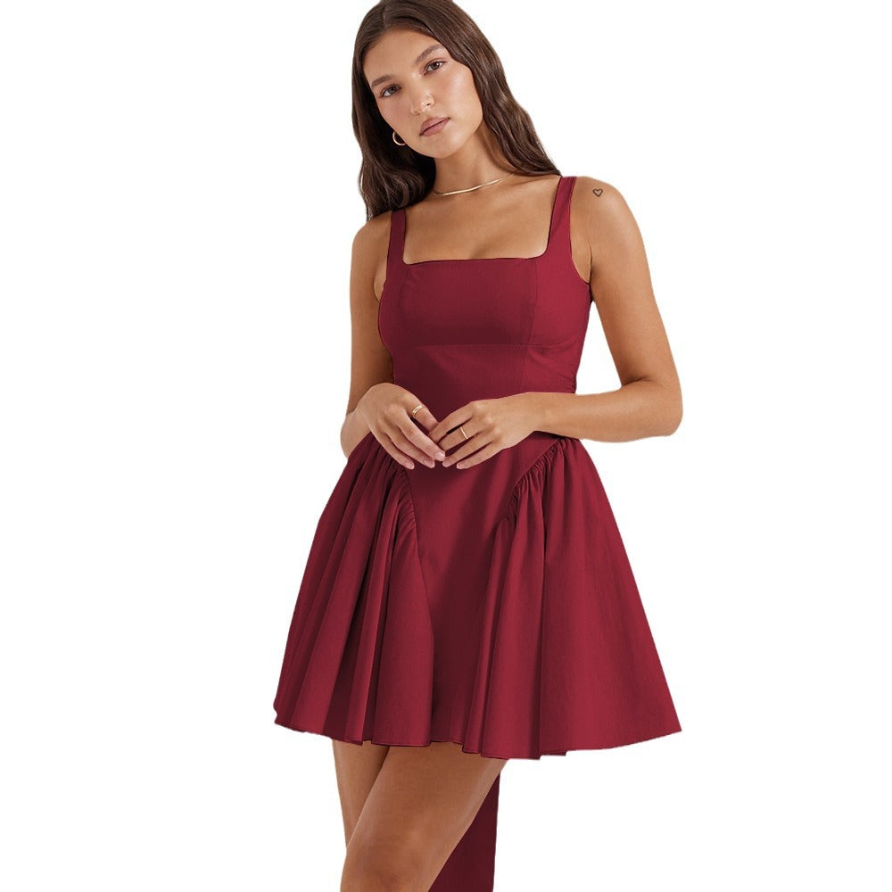 Damen Kurzkleid mit schmeichelndem Schnitt und voluminösem Rock R&B