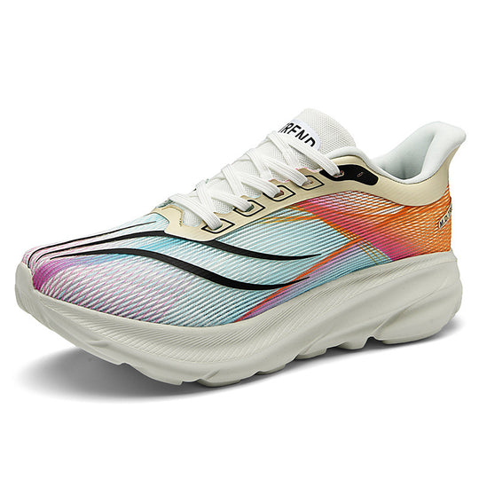 Damen Hochleistungs-Laufschuhe mit atmungsaktiver Struktur und dämpfender Sohle R&B