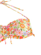 Damen Bandeau-Bikini mit verspieltem Blumendesign R&B