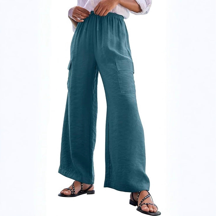 Damen Cargo-Hose aus leichtem Jersey R&B