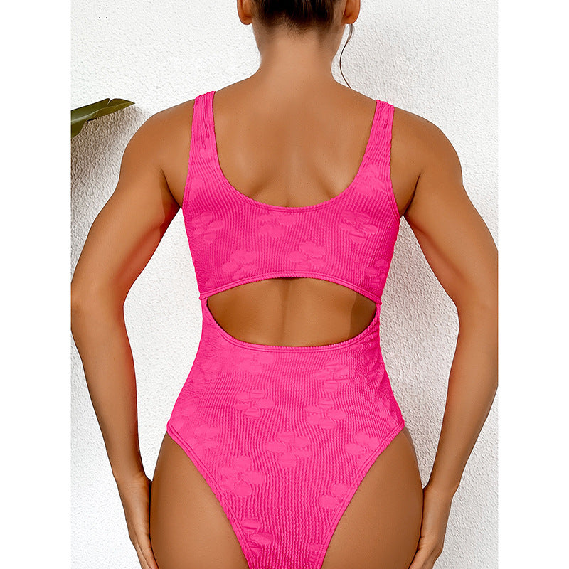 Damen Cut-Out Badeanzug R&B