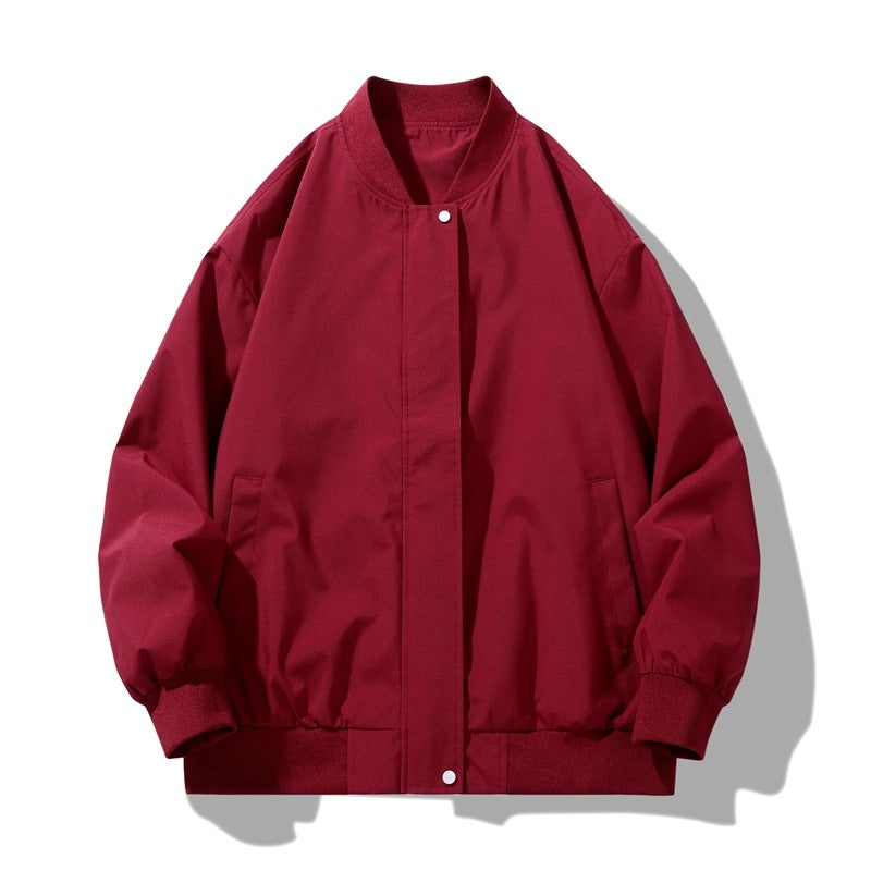 Herren sportliche Übergangsjacke mit hohem Kragen und praktischen Seitentaschen R&B