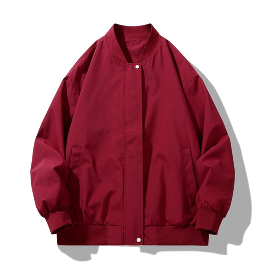 Herren sportliche Übergangsjacke mit hohem Kragen und praktischen Seitentaschen R&B