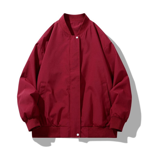 Herren sportliche Übergangsjacke mit hohem Kragen und praktischen Seitentaschen R&B