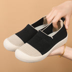 Damen Slip-On Sneakers mit atmungsaktivem Mesh-Obermaterial