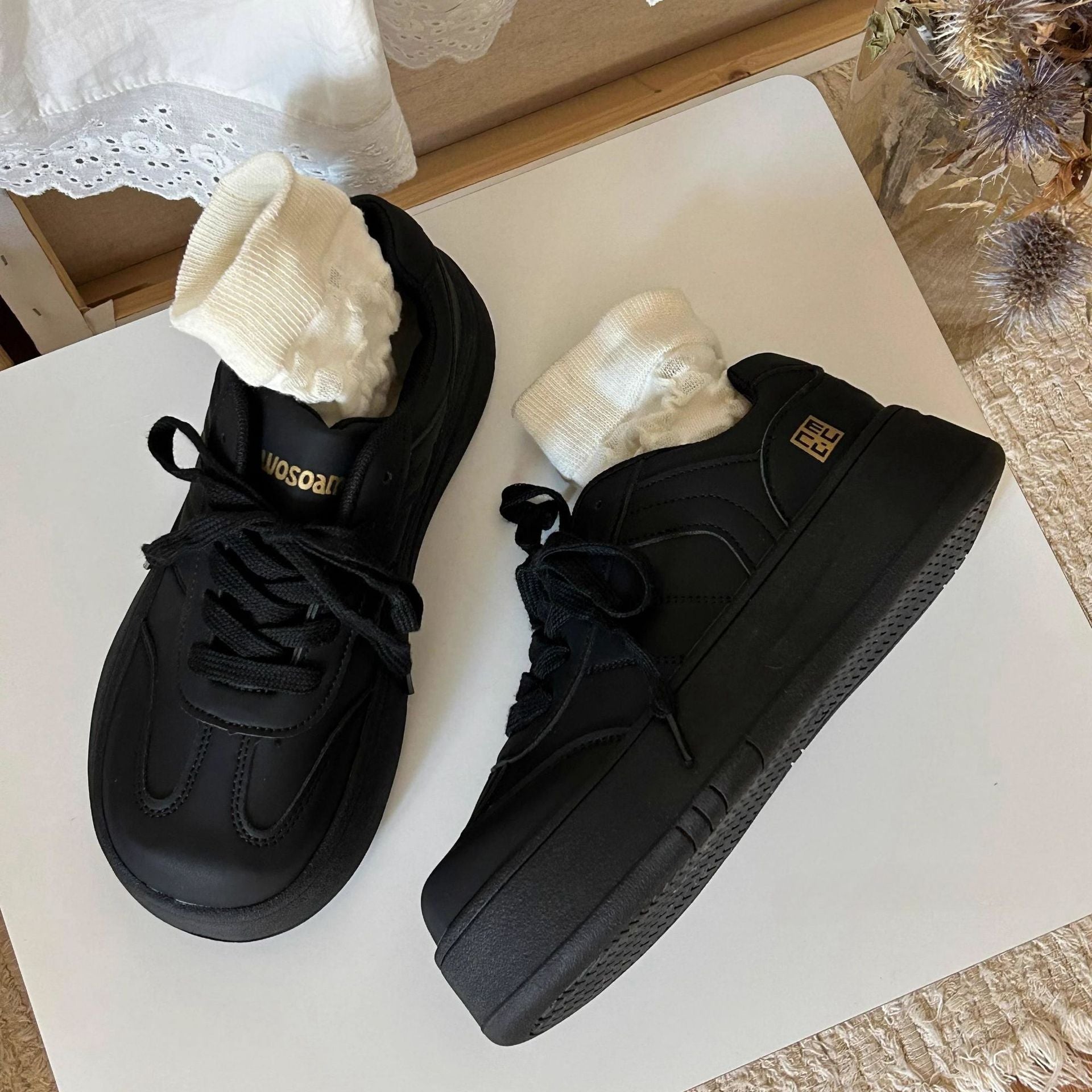 Damen Sportliche Sneaker mit verstärkter Sohle und komfortabler Passform