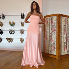 Damen Strappy Maxikleid mit elegantem fließenden Schnitt R&B