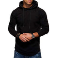 Herren modernes Kapuzenshirt mit strukturierten Ärmeln und trendigem Design R&B