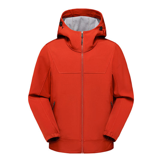 Herren technische Multifunktionsjacke mit verstellbarem Kapuzenkragen und wasserabweisendem Material R&B
