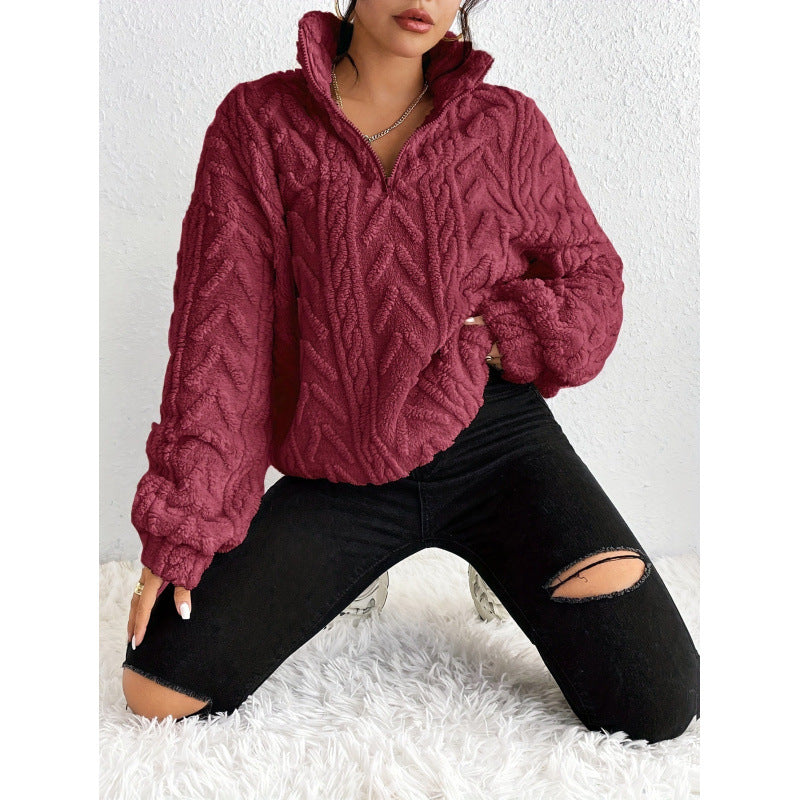 Damen Kuscheliger Kapuzenpullover R&B