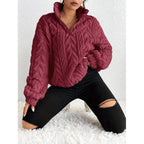 Damen Kuscheliger Kapuzenpullover R&B