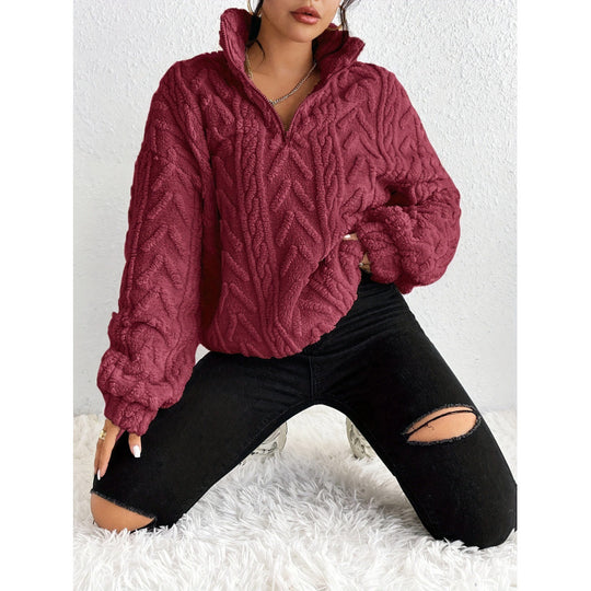 Damen Kuscheliger Kapuzenpullover R&B