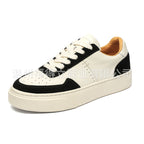 Damen Bequeme Leder Sneaker