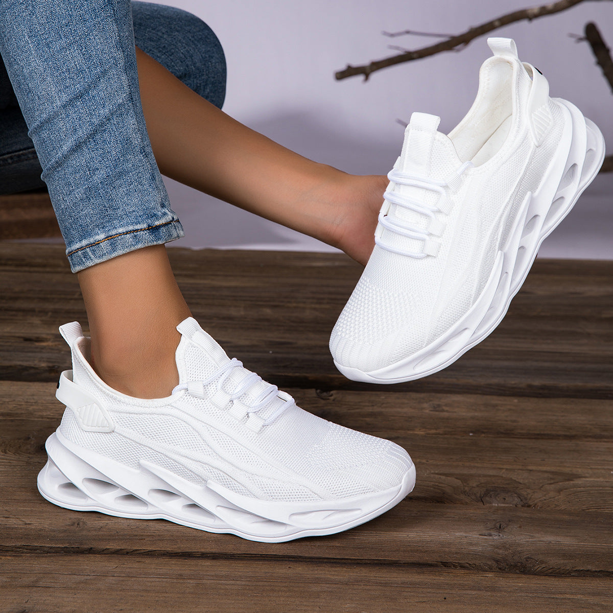 Damen Sportliche Lauf-Sneaker mit innovativer Dämpfungstechnologie