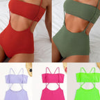 Damen Sportlicher Hochgeschnittener Bikini R&B