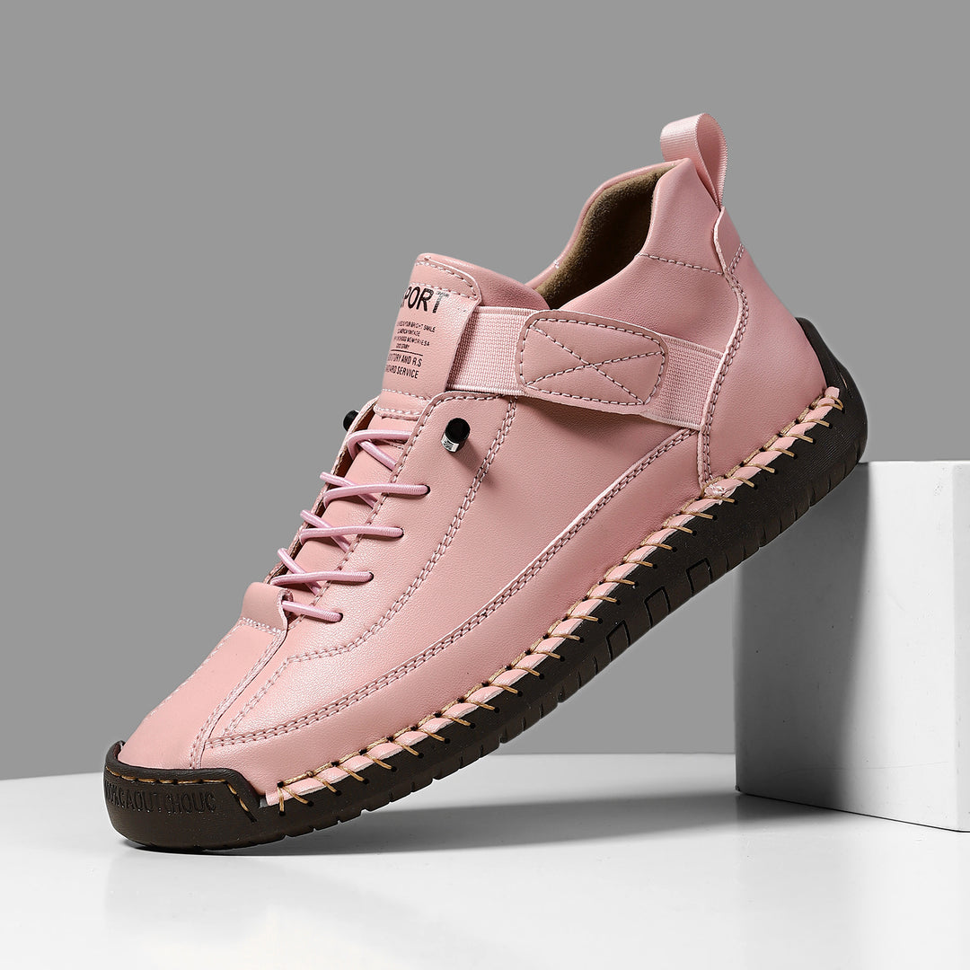 Damen Bequeme Freizeitschuhe mit elastischem Klettverschluss und atmungsaktiver Konstruktion R&B