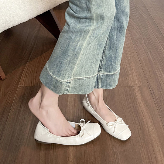 Damen Ballerinas mit zartem Schleifendetail und komfortablem Innenfutter R&B