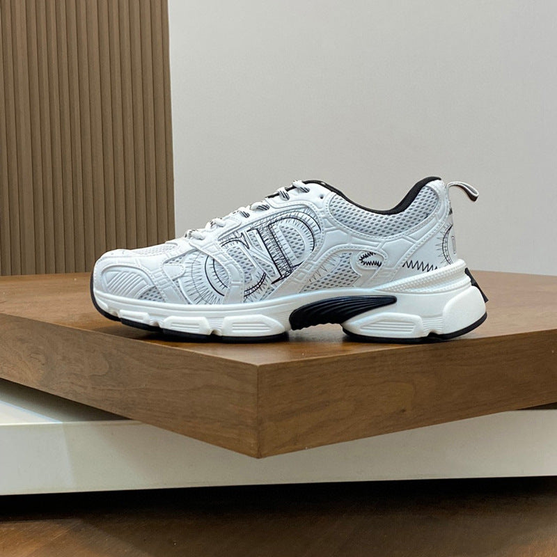 Damen Sportliche Sneakers mit innovativem Design und atmungsaktiver Oberflächenstruktur R&B