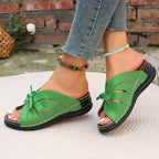 Damen Komfortable Fußbett-Sandalen mit verspieltem Design