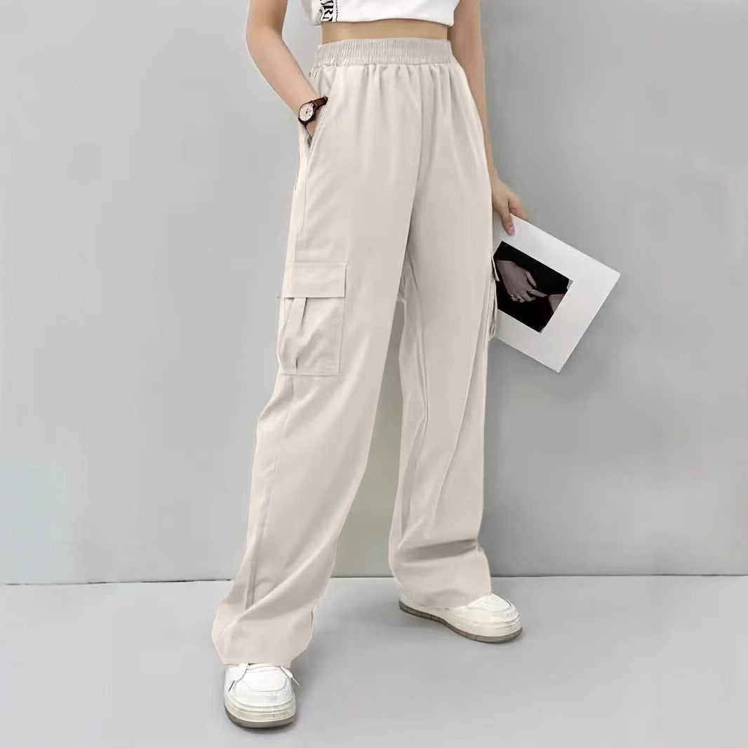 Damen Cargo-Hose mit elastischem Bund und praktischen Seitentaschen R&B