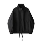 Damen sportliche Übergangsjacke mit hohem Kragen und verstellbarem Bund