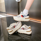 Damen Sportliche Sneakers mit trendigem Muster und dämpfender Sohle R&B