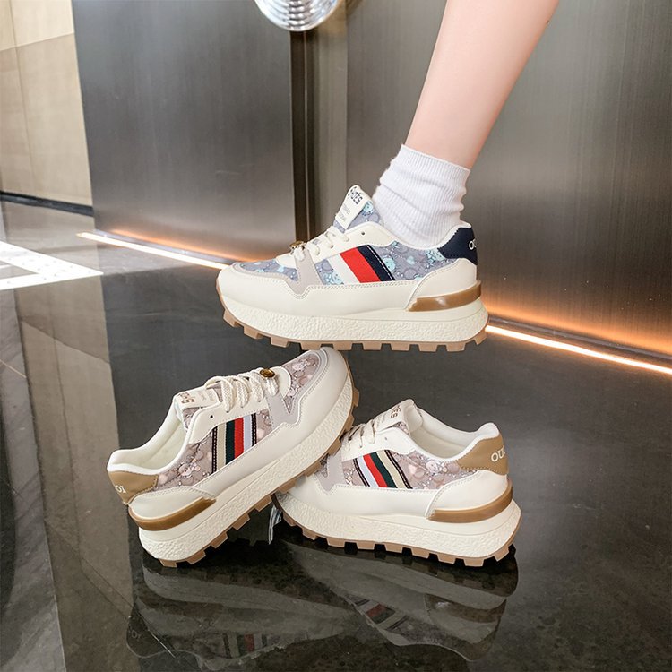 Damen Sportliche Sneakers mit trendigem Muster und dämpfender Sohle R&B