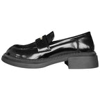 Damen elegante Mokassins mit dekorativem Metallakzent R&B