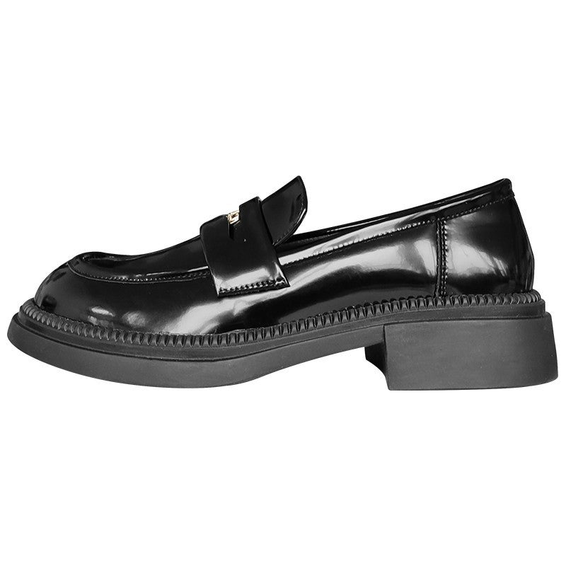 Damen elegante Mokassins mit dekorativem Metallakzent R&B