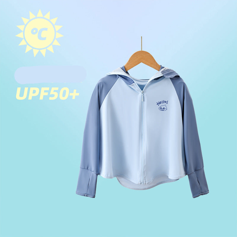 Damen sportliche UV-Schutzjacke mit Kapuze R&B