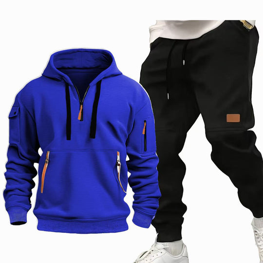 Herren Funktions-Hoodie und Jogginghose Set R&B