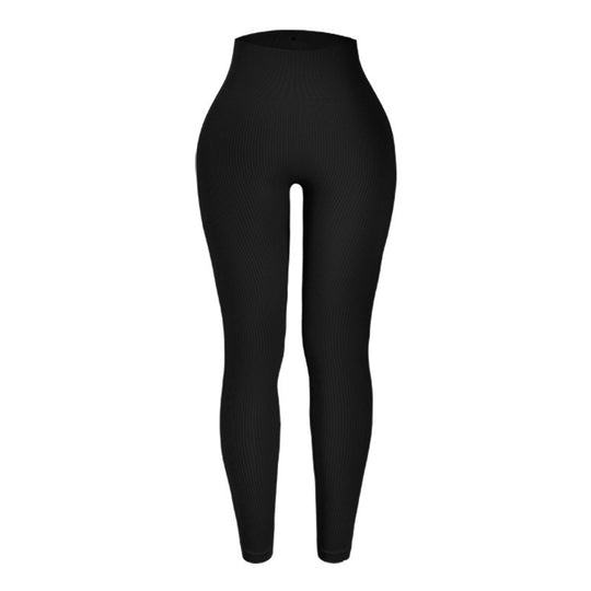 Damen Hochtaillierte Fitness-Leggings mit Struktur R&B