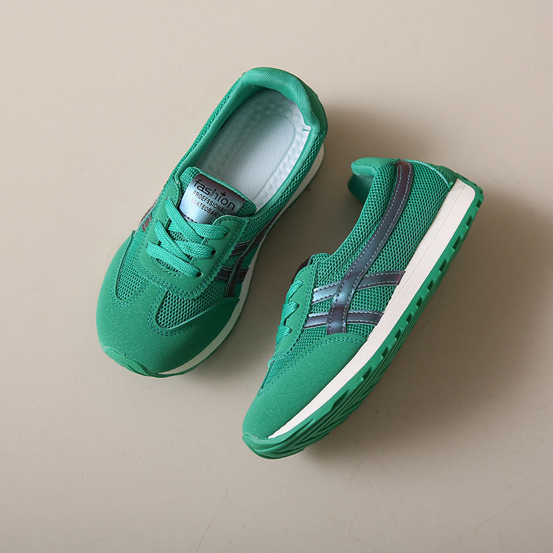 Damen Sportliche und atmungsaktive Sneakers mit elastischem Mesh-Obermaterial R&B