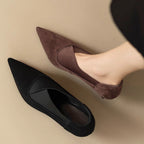 Damen elegante spitze Absatzschuhe mit geschwungenem Design R&B