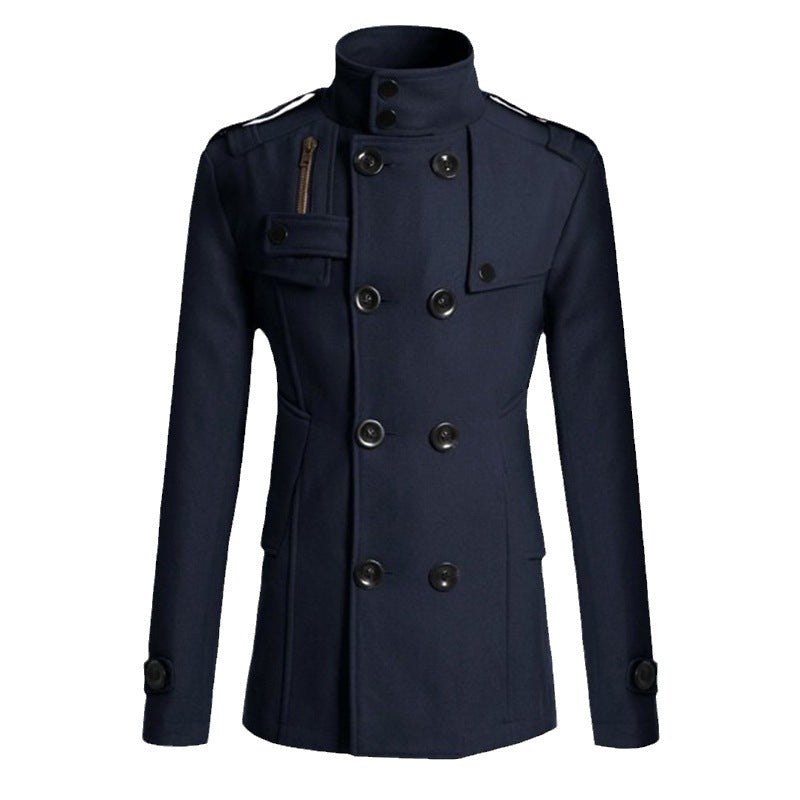 Damen Modischer Trenchcoat mit asymmetrischem Schnitt und praktischen Taschen R&B