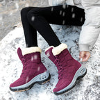 Damen Winter-Trekkinstiefel mit isolierender und rutschfester Sohlenkonstruktion R&B