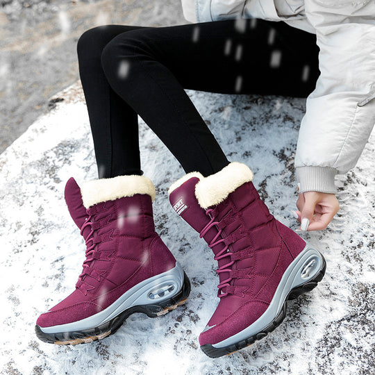 Damen Winter-Trekkinstiefel mit isolierender und rutschfester Sohlenkonstruktion R&B